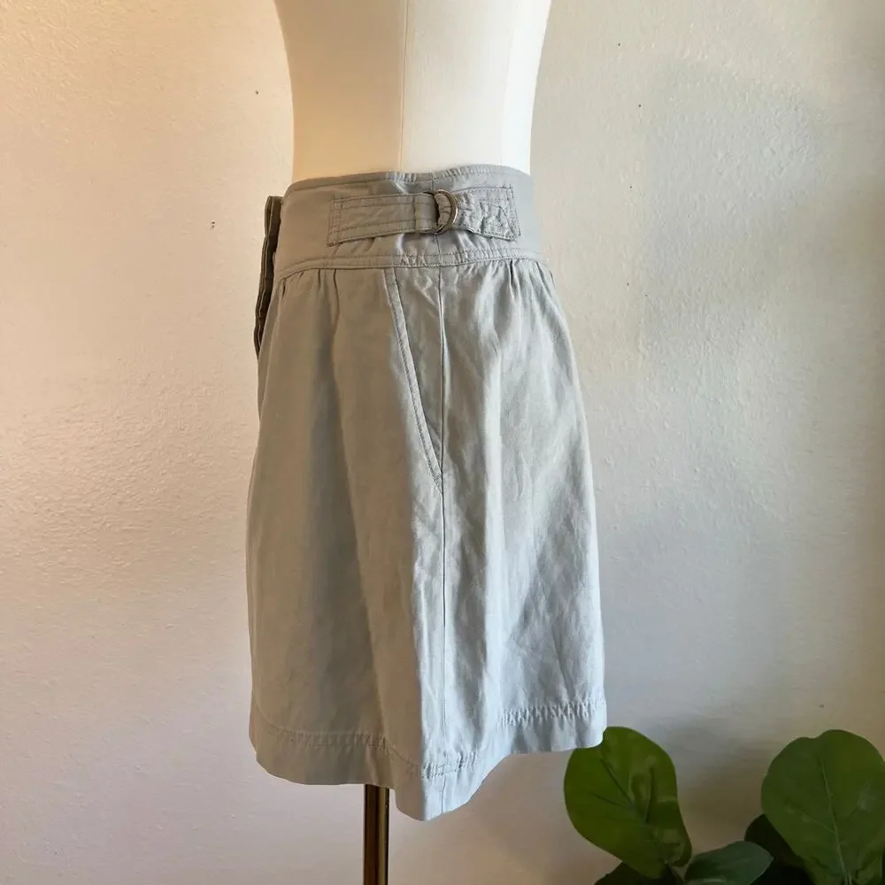 Anthropologie x Daughters of the Liberation Cotton Utility Mini Skirt Size Small